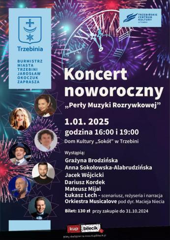 Trzebinia Wydarzenie Koncert Koncert Noworoczny "Perły Muzyki Rozrywkowej"